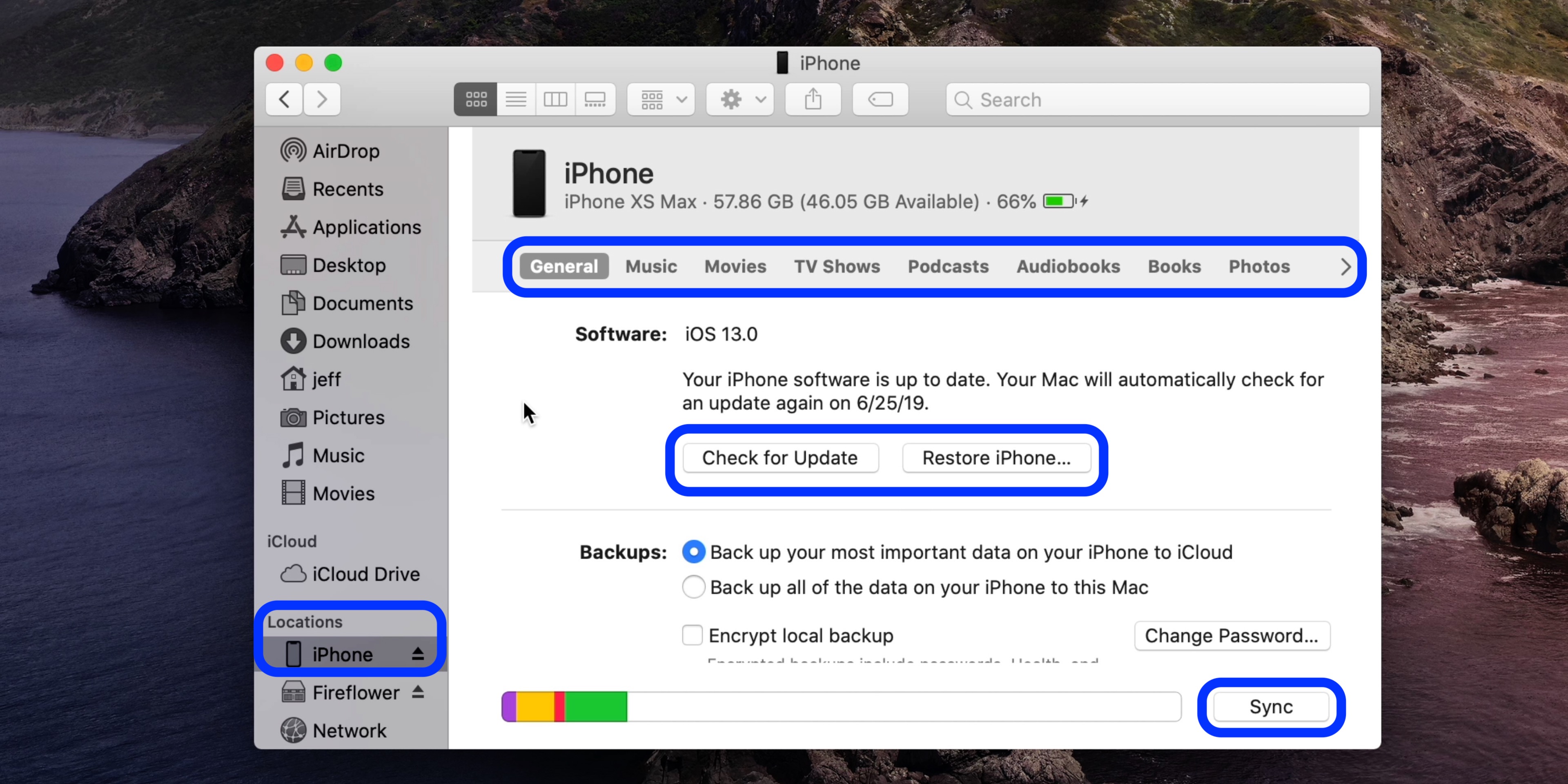 where can you find the setting to synchronize your email contacts with contacts app? for mac